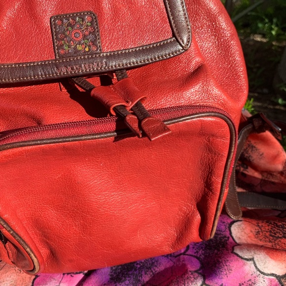 ✨🖤❤️🎒 Beautiful Brick Red Leather 🎒❤️🖤✨ - Picture 8 of 8